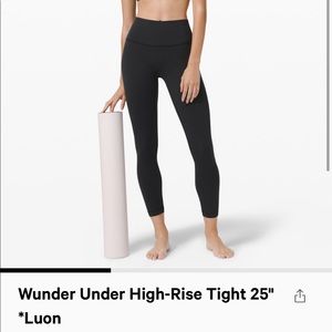 Lulu lemon wunder unders